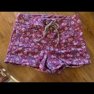 Hollister cotton mini shorts